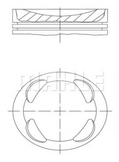 Поршень MAHLE / KNECHT 081 PI 00104 000