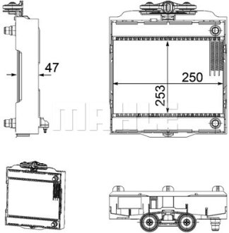 Радиатор охолодження MAHLE MAHLE / KNECHT CR 923 000P