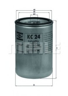 ФІЛЬТР паливний MAHLE / KNECHT KC 24