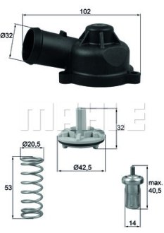 Термостат MAHLE MAHLE / KNECHT TI 244 83D