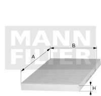 Фільтр салону -FILTER MANN CUK 23 019/1