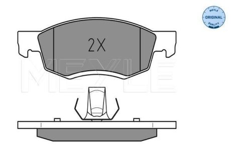 Комплект гальмівних колодок MEYLE 025 246 7318