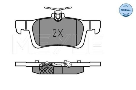 Комплект гальмівних колодок MEYLE 025 258 4116 (фото 1)