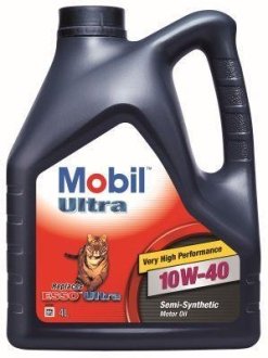 Олива моторна ULTRA 10w40 / 4л MOBIL 152624