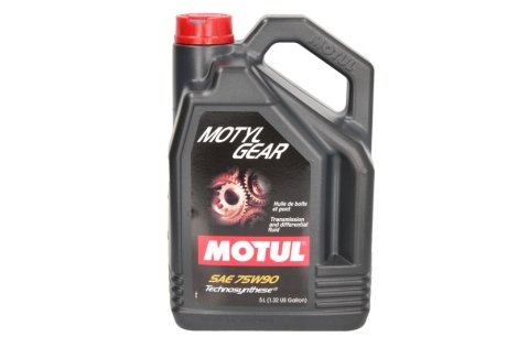 Олива Motylgear SAE 75W90 5 L MOTUL 317006 (фото 1)