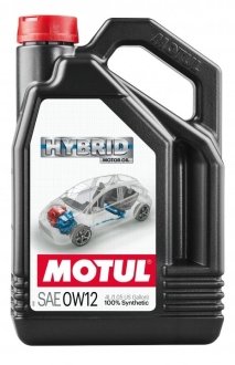 Олива Hybrid 0W12 4L MOTUL 333307 (фото 1)