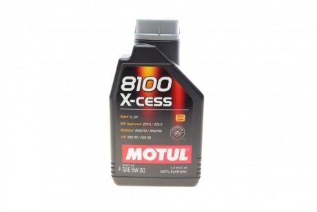 Олива 8100 X-CESS 5W-30 1L MOTUL 368101 (фото 1)