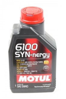 Олива 6100 Syn-nergy SAE 5W40 1 L MOTUL 368311