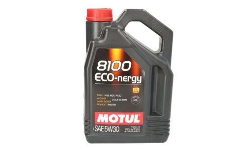 Олива /8100 Eco-nergy 5W30 (4L) MOTUL 812307 (фото 1)