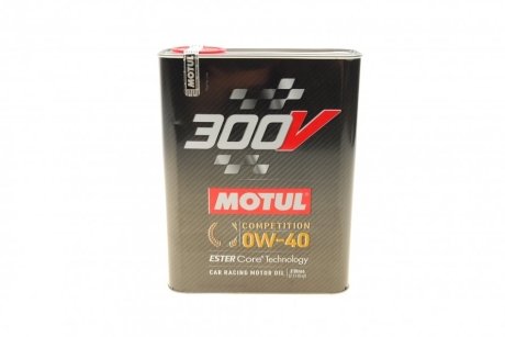 Олива 300V COMPETITION 0W40 2L MOTUL 826302