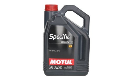 Олива Specific 504 00 507 00 SAE 0W30 (5L) MOTUL 838651