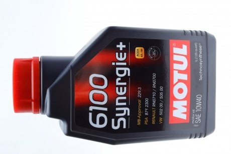 Олива 6100 Synergie + 10W40 1 L MOTUL 839411 (фото 1)