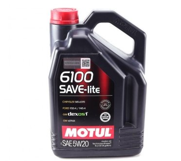 Олива 6100 Save-lite SAE 5W20 5 L MOTUL 841351