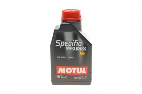 Олива Specific 505 01 502 00 5W40 1L MOTUL 842411 (фото 1)