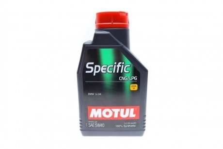 Олива SPEC CNG/LPG 5W40 1L MOTUL 854011 (фото 1)