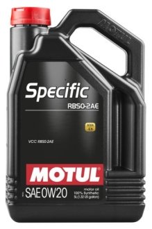 Олива Specific RBS0-2AE SAE 0W20 5 L MOTUL 867451 (фото 1)