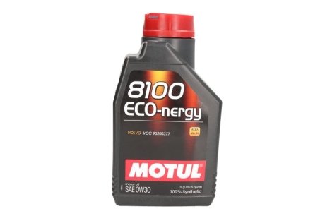 Олива 8100 Eco-nergy 0W30 1 L MOTUL 872011 (фото 1)