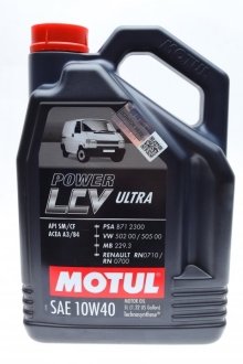 Олива Power LCV Ultra 10W40 5L MOTUL 874151