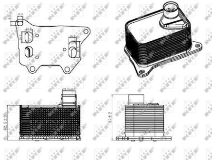 Радіатор оливний NRF 31330