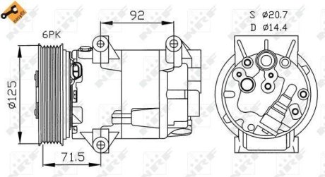 Компрессор NRF 32208