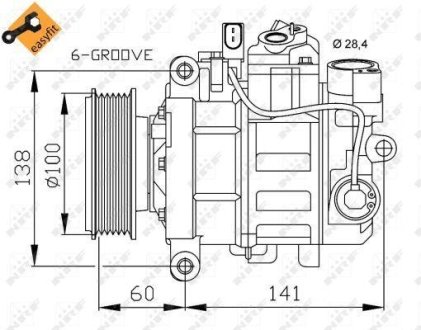 Компресор NRF 32263