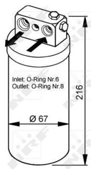 Осушувач кондиціонера NRF 33104