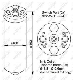 Осушувач кондиціонера NRF 33183