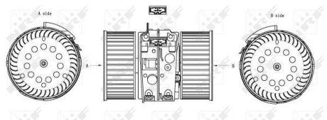 Вентилятор салону NRF 34161