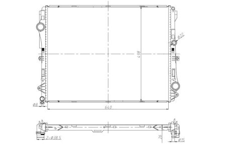 Радиатор NRF 50041