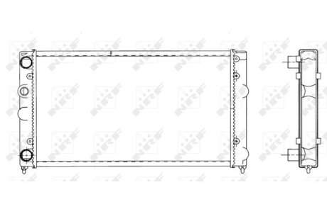 Радіатор NRF 519501