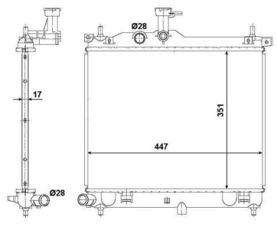 Радиатор NRF 53029