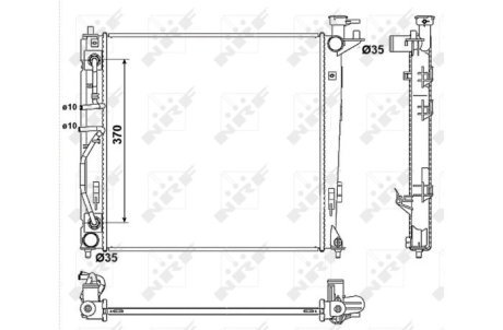 Радіатор NRF 53053