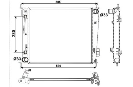 Радиатор NRF 53058