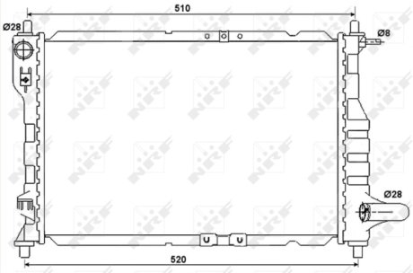 Радіатор NRF 53068A