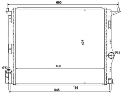 Радиатор NRF 53069A