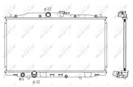 Радиатор NRF 53392