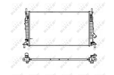 Радиатор NRF 53403