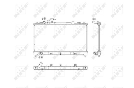 Радіатор NRF 53752