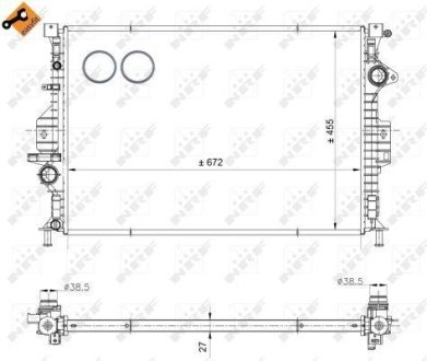 Радиатор NRF 53811