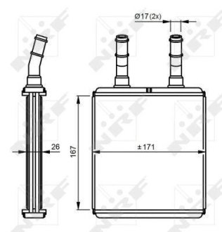 Радиатор NRF 54291