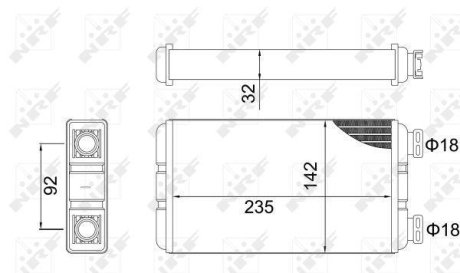 Радіатор NRF 54312