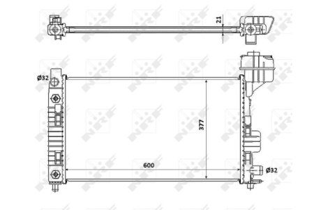 Радіатор NRF 54718