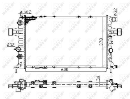 Радиатор NRF 58178A