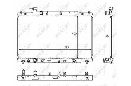 Радиатор NRF 58469
