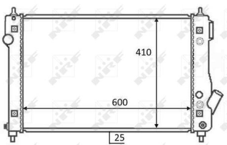 Радиатор NRF 59054