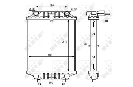 Радіатор NRF 59125