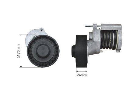 Натяжной ролик, поликлиновой ремень на Audi,Seat,Skoda,Vw NTY RNKAU029