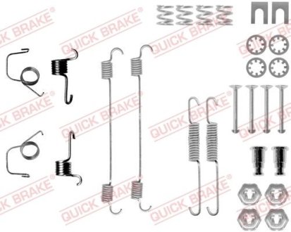 Комплект пружинок колодок стояночного гальма QUICK BRAKE 105-0617