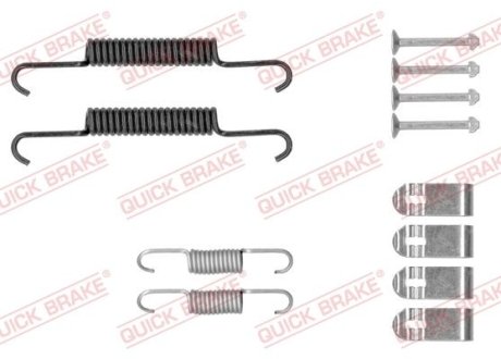 Комплект пружинок колодок стояночного гальма QUICK BRAKE 105-0881