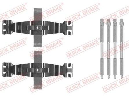 Комплект прижимних планок гальмівного супорту QUICK BRAKE 109-0022
